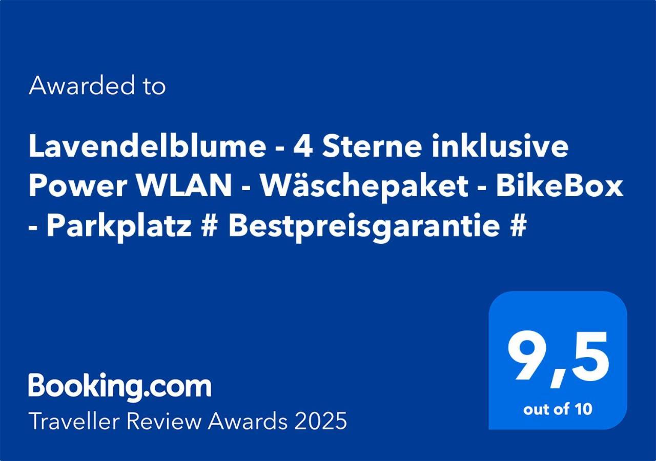 Lavendelblume - 4 Sterne Inklusive Eigene Bikebox Mit Strom - Waeschepaket - Power Wlan - Parkplatz # Bestpreisgarantie # Zingst